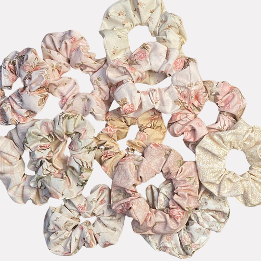 Love Story Floral Scrunchie