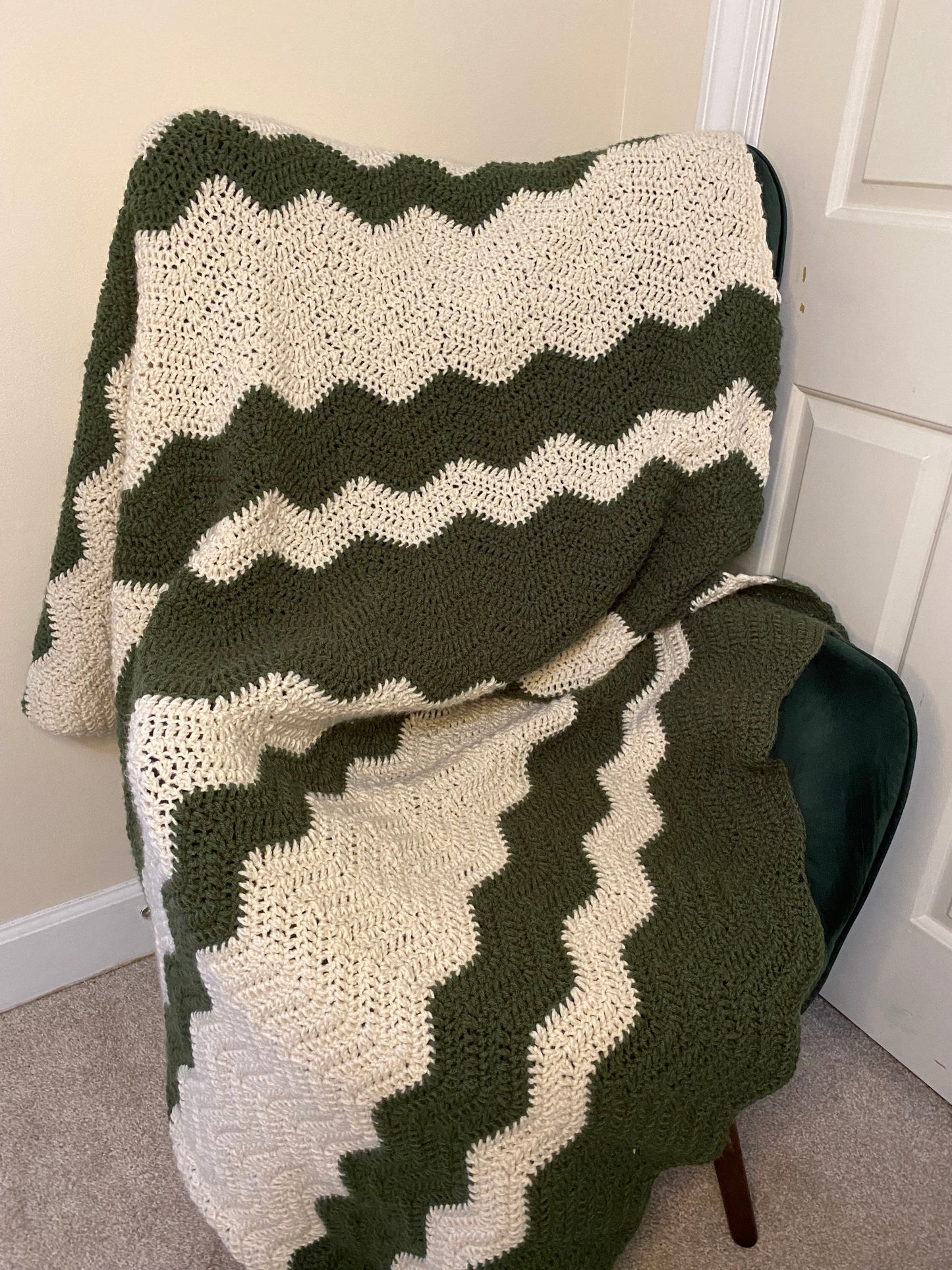 Nap Thyme Ripple Throw Blanket