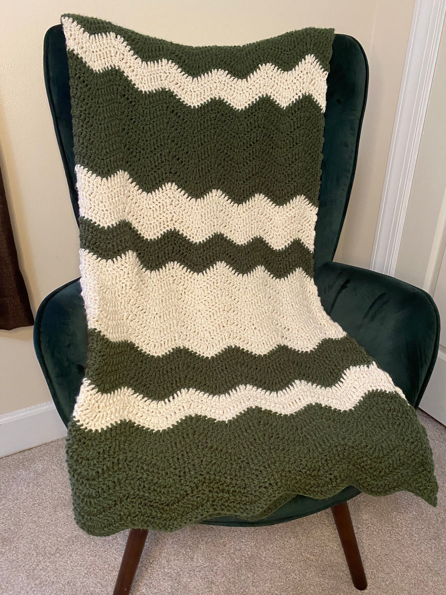 Nap Thyme Ripple Throw Blanket